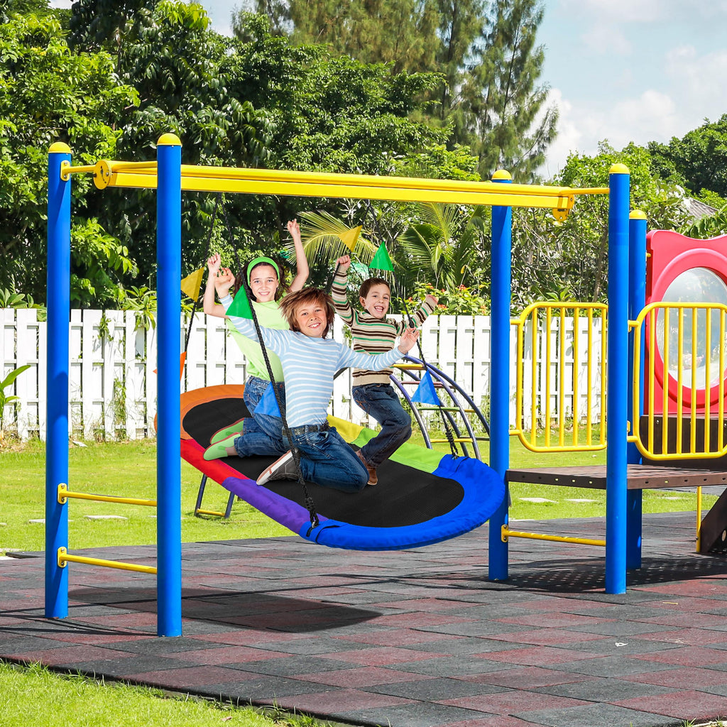Saucer Swing for Kids, 700 lb Platform (Oval, 66 Inch)