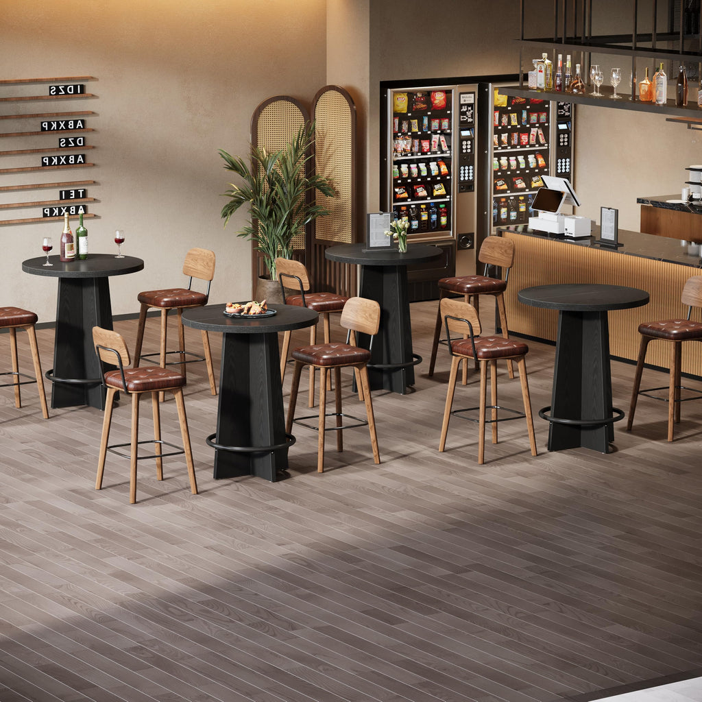 Round Bar Table Set of 2