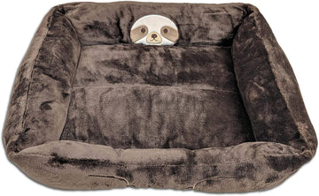 Pet Bed for Cats and Small Dogs - Cute Sloth Theme to Help Cuddle Your Loved One Off to Sleep
