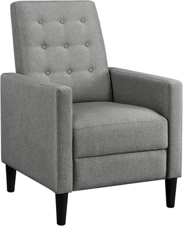 Home Theater Seating Single Fabric Recliner for Living Room Chair Adjustable Sofa with Thicker Seat Cushion Tufted