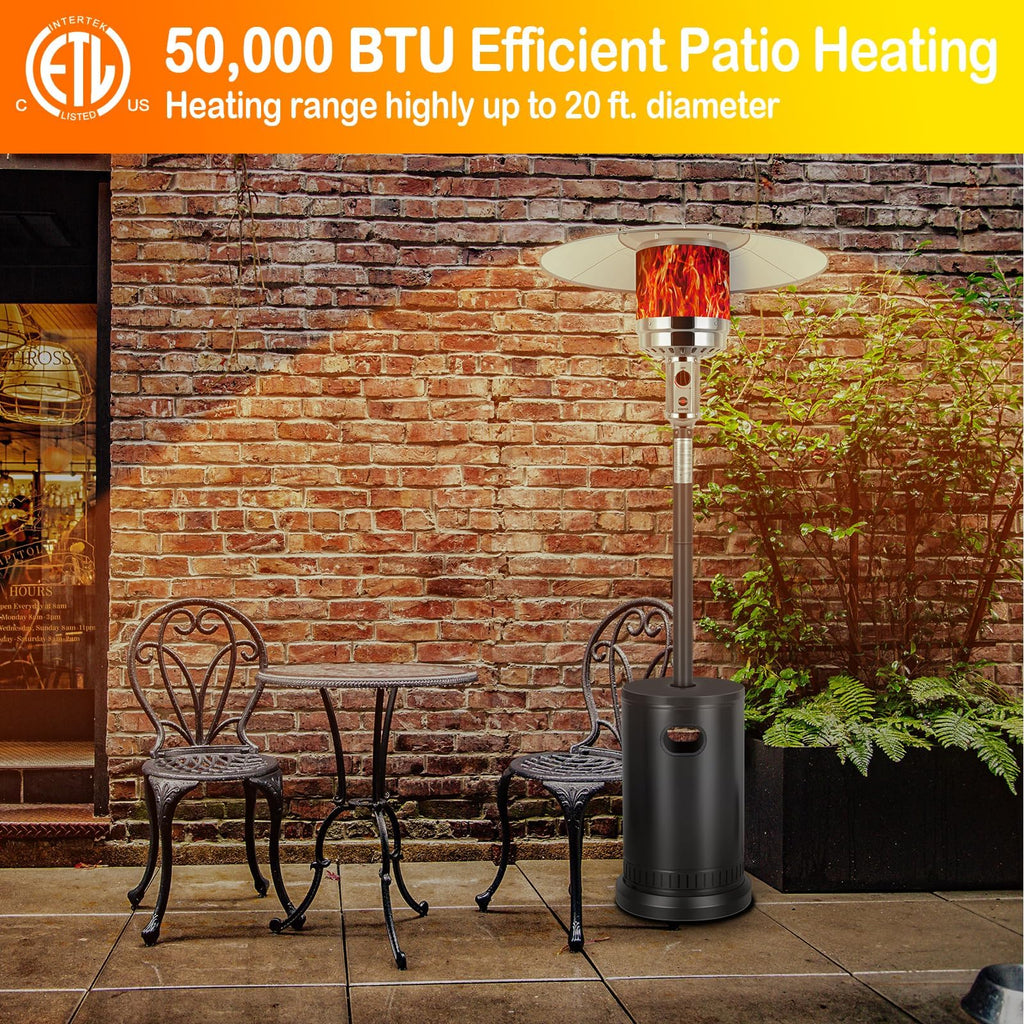 50, 000 BTU, Propane Patio Heater