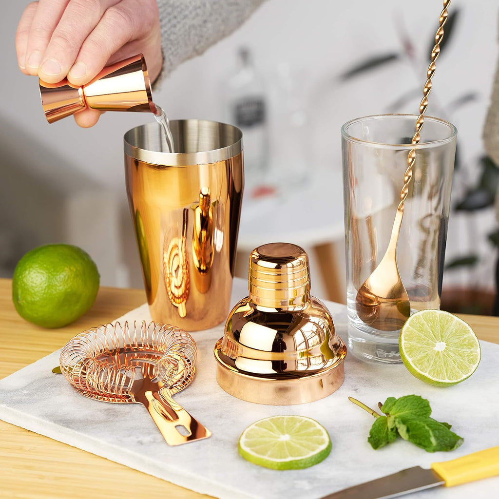 Bar Drink Mixer Set 19oz 4-piece Cocktail Shaker Set Bartender Kit, Cocktail Mixer Set, Cocktail Shaker Kit, Barware - Set of 4