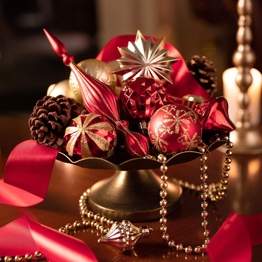 100ct Christmas Tree Decorations Ball Ornaments Set Medium