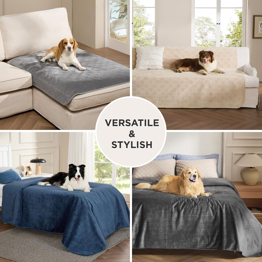 Waterproof Couch Cover for Sofa and Dogs Quick Drying, 52x82IN