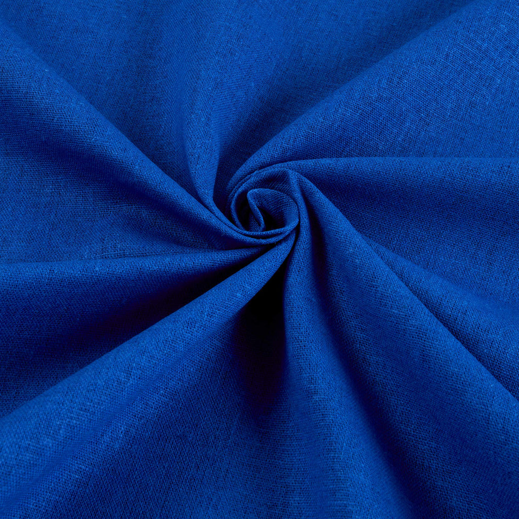 Rayon Linen Blend Royal, Fabric by the Yard