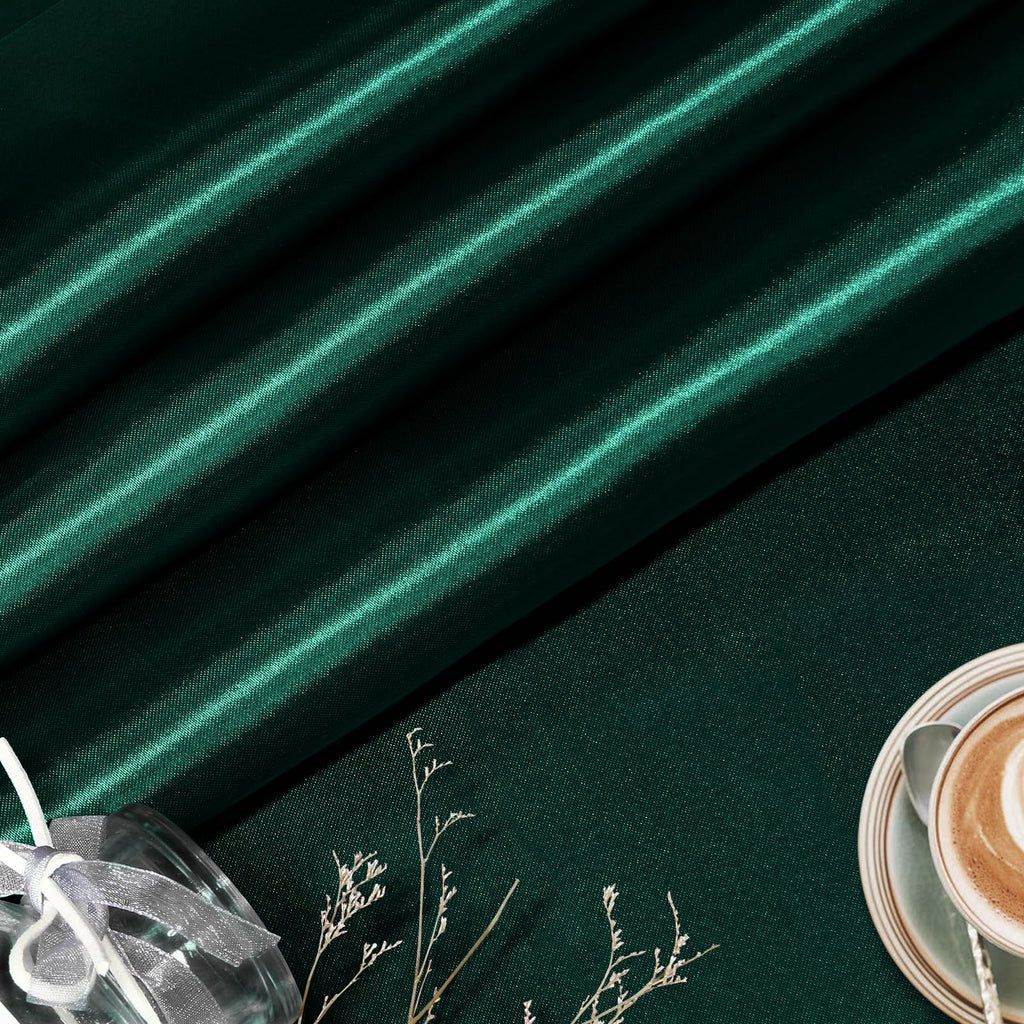 3 Yard Hunter Green Satin Fabric 63" Wide