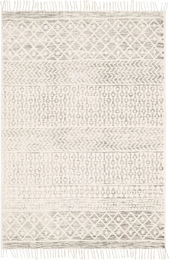Valyermo Hallway, Kitchen Runner Rug - Geometric Diamond Striped Chevron Trellis - Bohemian Transitional Boho