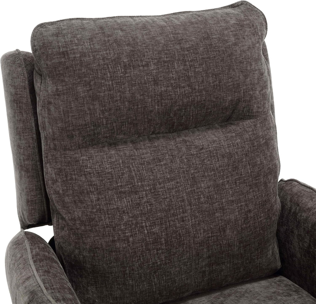 Power Recliner Chairs,270 Swivel Recliner Chair with Upholstered,Nursery Rocker Glider Recliner,Chenille Velvet in