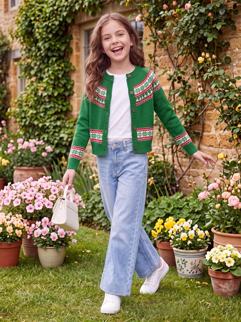 Sweater Long Sleeve Button Knit Top