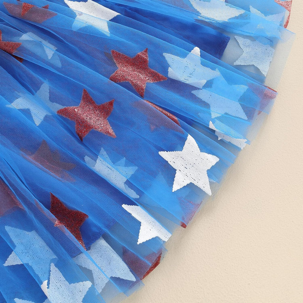 4th Fourth of July Toddler Baby Girl Outfits Ameircan Flag TShirt Tulle Skirts Dress 12 18 Month Girls