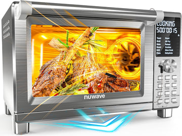 Bravo XL Pro Air Fryer Toaster Oven with Grill Combo, 2025 New Ultra-Fast Convection System, 35% Cri