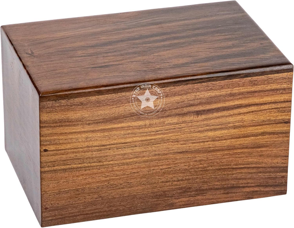 SIC Pet Urns for Dogs Ashes - Small Wooden Cremation Urn Box for Dog Cat & Puppy, Tree of Life Rosewood Funeral