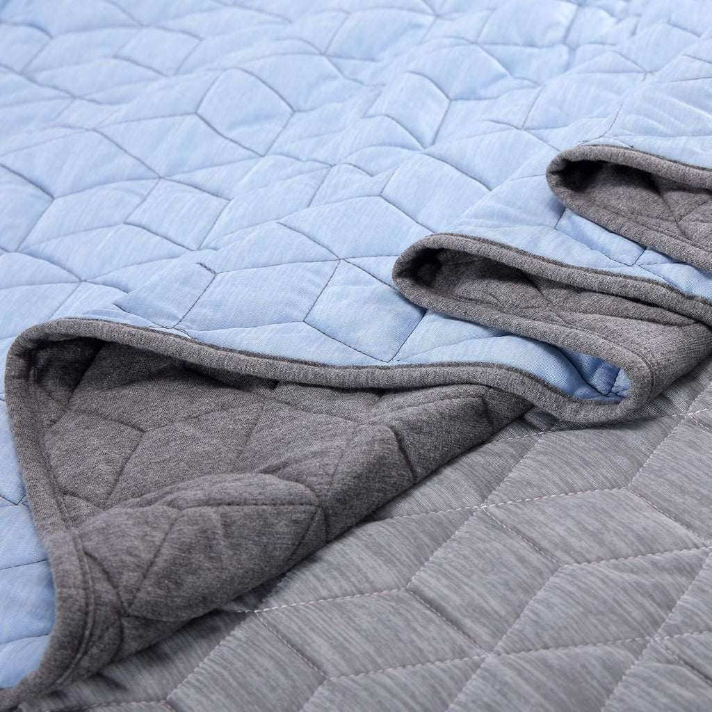 Cooling Blanket for Hot Sleepers Twin Size (60x80 inches), Dual-Sided Cool Summer Blanket Lightweight Cozy Bed Couch