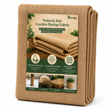 Natural Jute Burlap Fabric 40 in x 20 ft