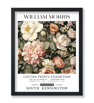 Art William Morris Poster - Chrysanthemum Print - Flower Poster - Botanical Art- Floral Illustration - Living Room or
