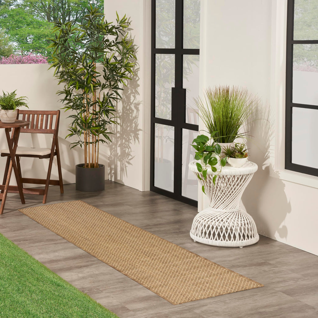 Courtyard Jute Area Rug - Easy Clean, Non Shedding, Bed Room, Living Room, Dining Room, Kitchen (6'