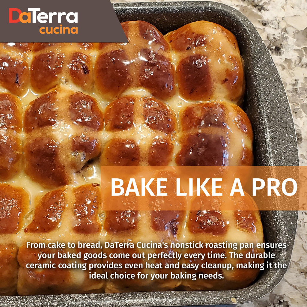 Ceramic-Coated Nonstick Roasting & Lasagna Pan - 16"x12"x3"
