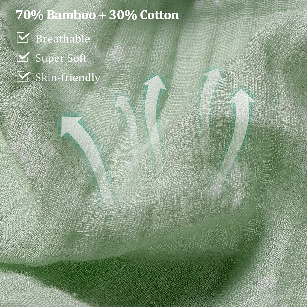 Muslin Swaddle Blanket, Baby Swaddle Blanket for Boys & Girls, Nursery Receiving Blanket, Baby Swaddle