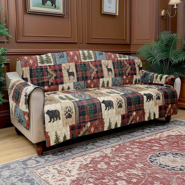 Woodland Patch Sofa Cover 114" x 76"