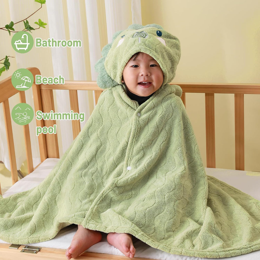 Toddler Towels Hooded Kids Bath Towel Unisex Toallas para Bebe Pack 27.5"X55" Thick Ultra Absorbent Soft Baby