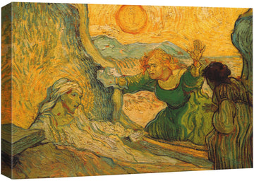 The Raising of Lazarus by Vincent Van Gogh - Canvas Print Wall Art Famous Painting Reproduction - 24" x 36"