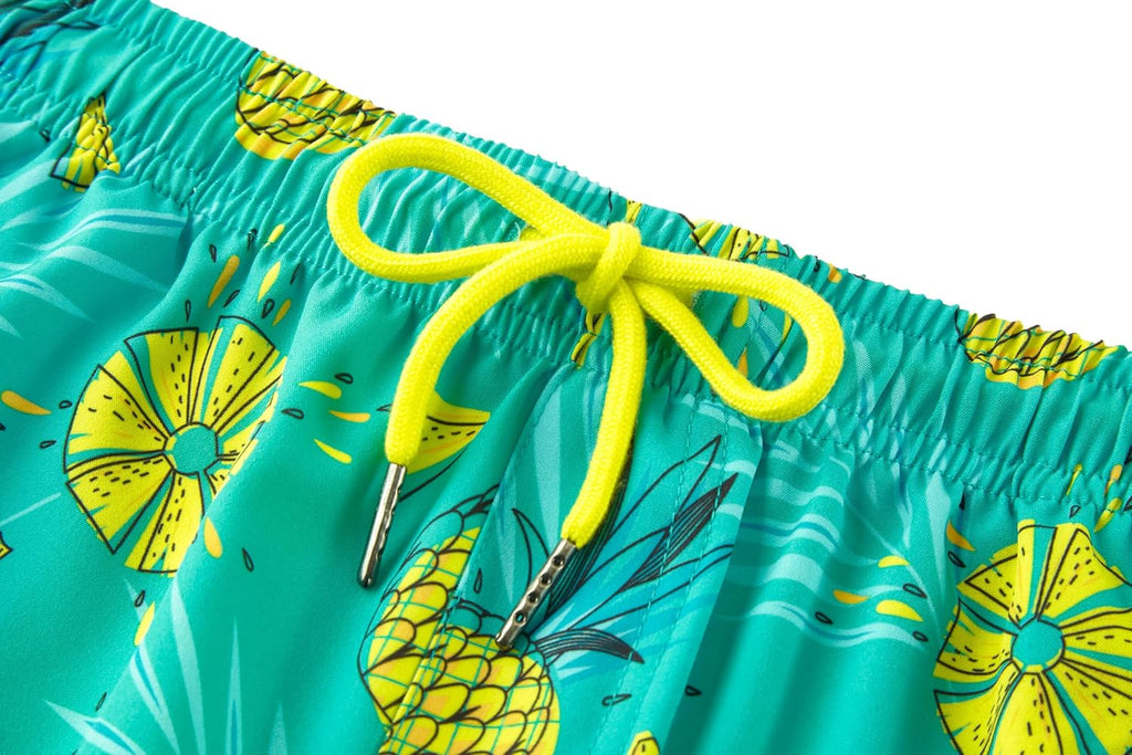 Boys Swim Trunks with Compression Liner Toddler Bathing Suit