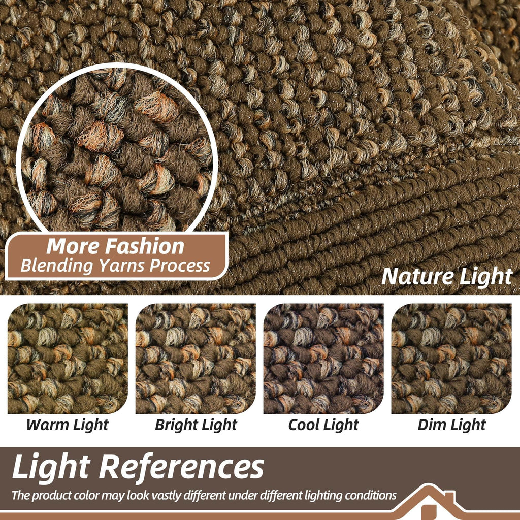 Indoor Door Mat 20" x 32", Dirt Trapper Door Mats, Brown