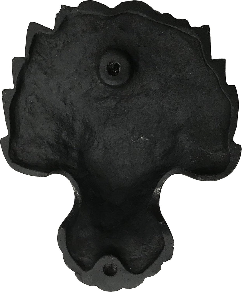 7.5" - Flaming Mane Lion - BB-269 - Door Knocker - Cast iron with black finish. Classic door Knocker-BB-269 (2)