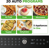 32 Quart Air Fryer & Oven | Digital Airfryer with 20 Presets, Dual Cook, Rotisserie, Bake & More | Multi-Function