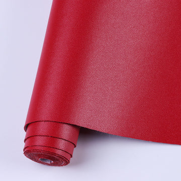 Faux Leather Sheets for Craft One Roll Soft Smooth Surface Solid Leather Fabric Sheets 12" x 53" (30cm x 135cm) Inch