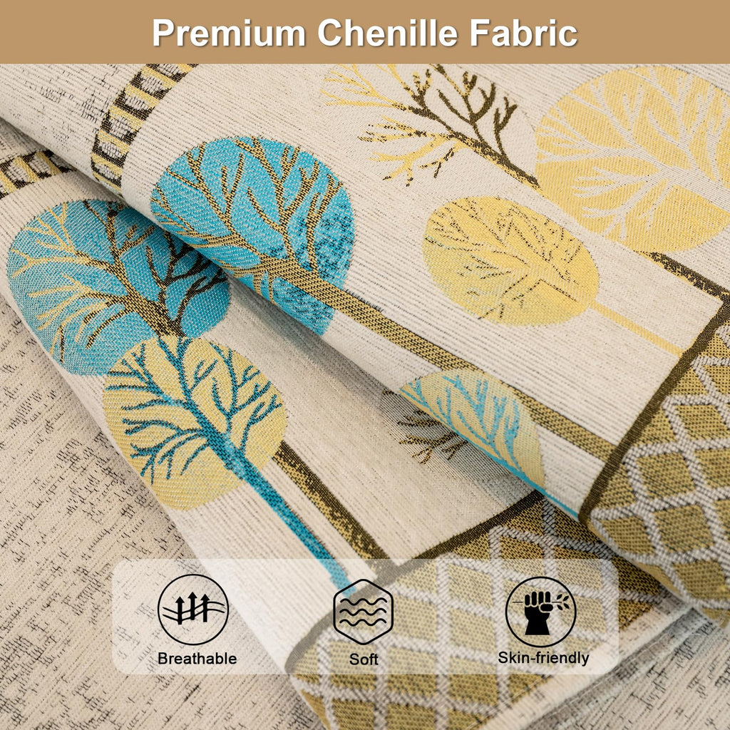 Chenille Boho Couch Cover for Sectional Sofa(1PC, 35.4"x70.9")