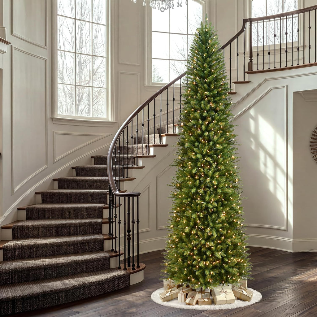 International 9ft Pre-Lit Fraser Fir Pencil Christmas Tree