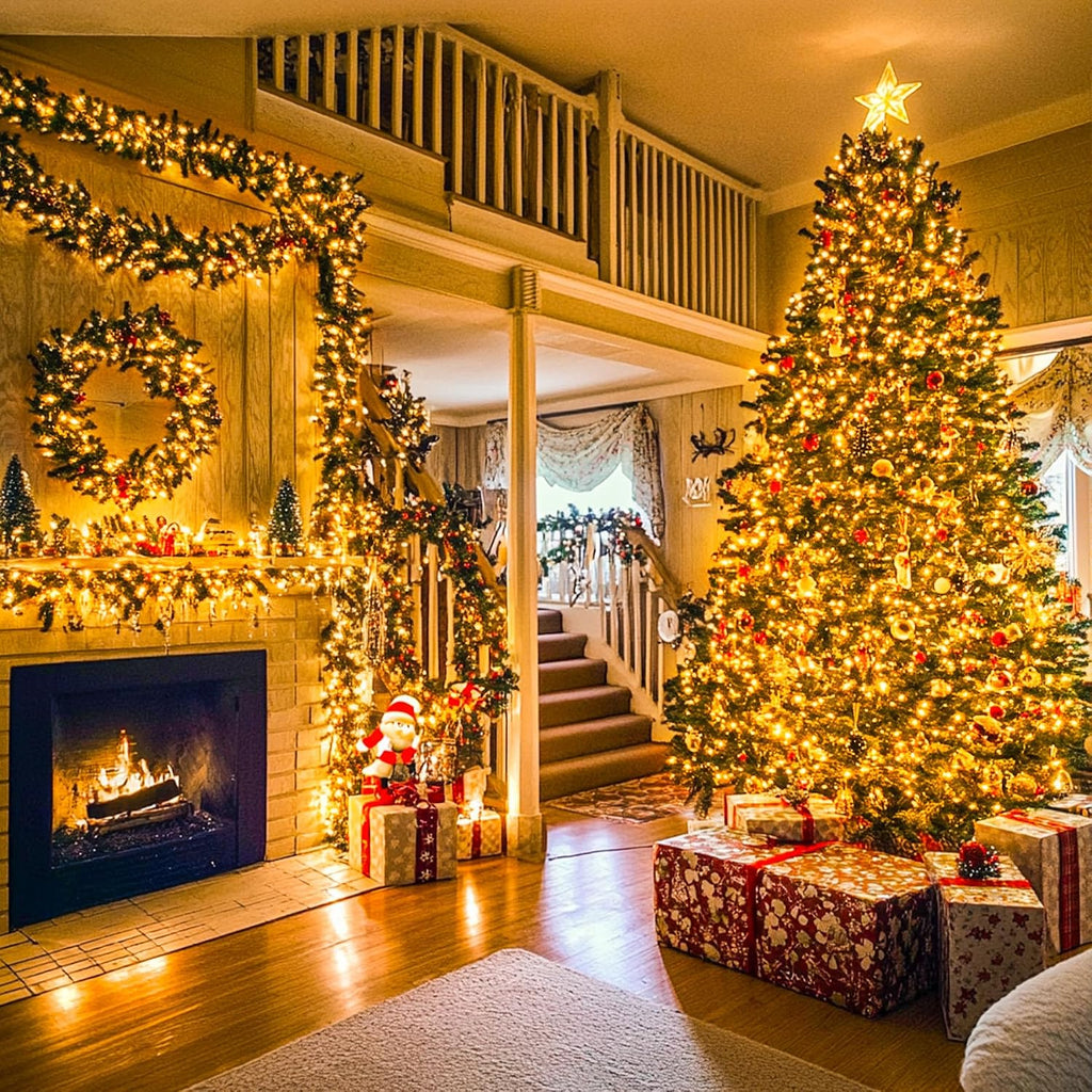 1000 LED 328 FT Christmas Lights, String Lights Plug