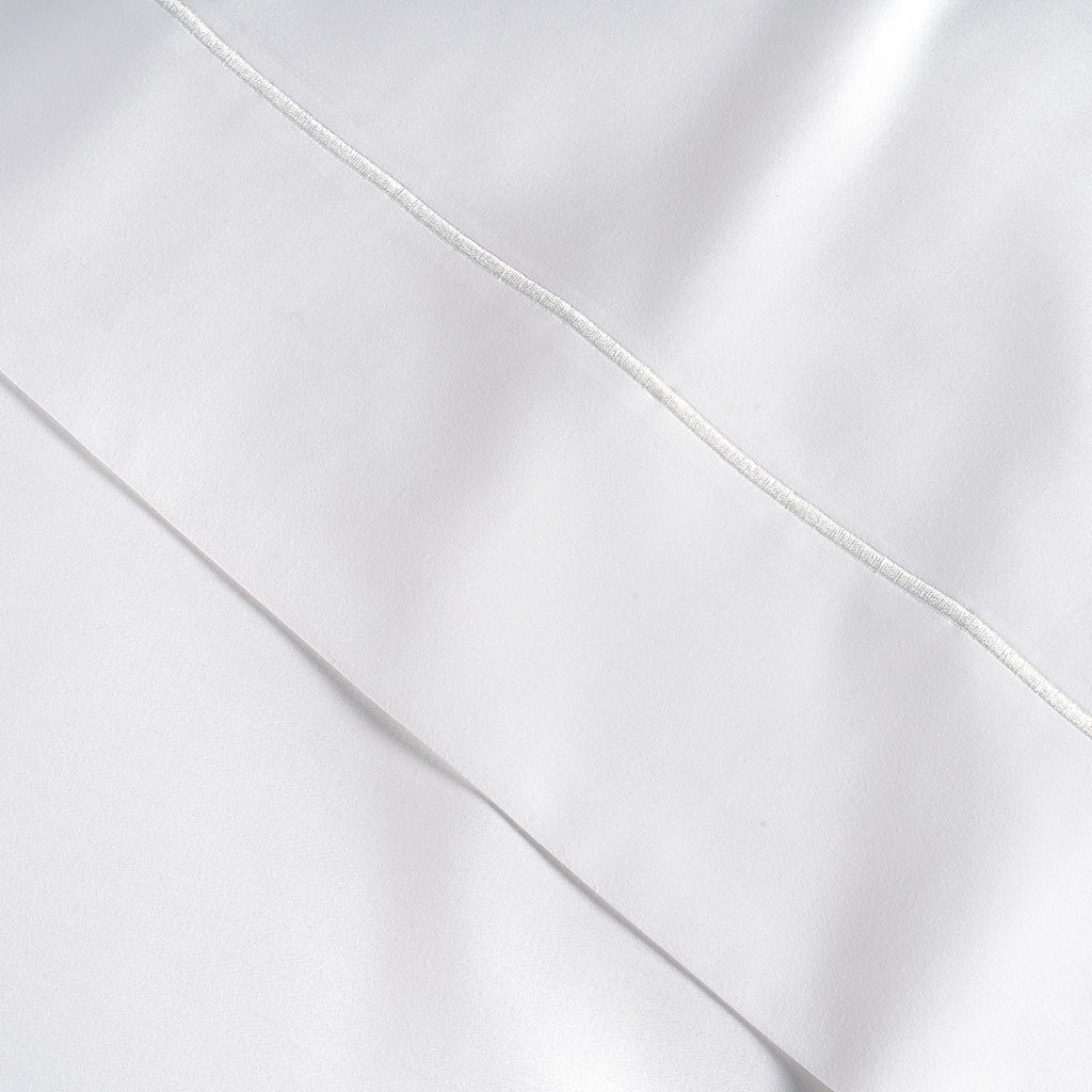 King Size Pillow Case Set of 2 100% Egyptian Cotton Cases Sateen White Cooling Cover - Perfect Hotels & Hospital Use