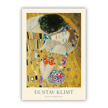 Gustav Klimt Poster Prints, Gustav Klimt Prints Museum Gallery Exhibition Poster, Vintage Print, Home Wall Art