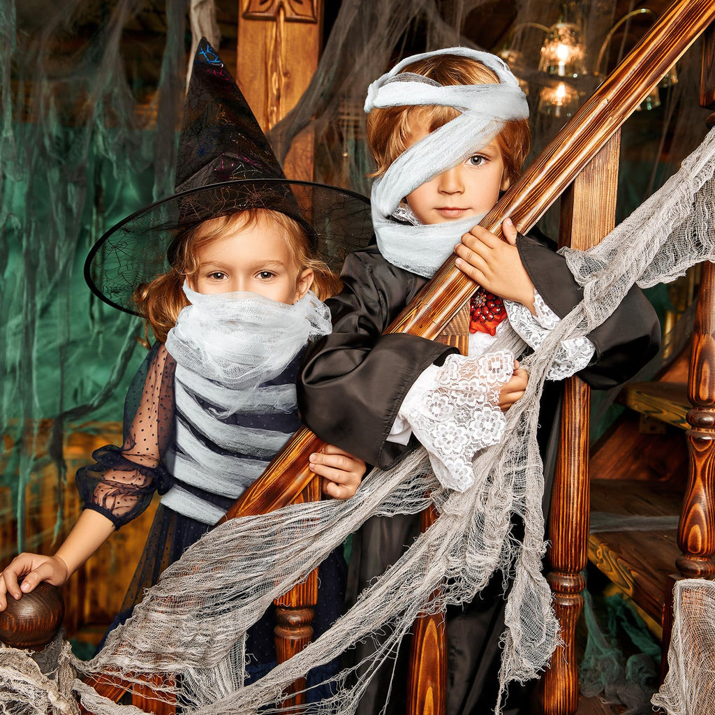 White Halloween Spooky Gauze Ghost Cheesecloth Decor