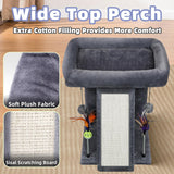 Cat Tree Tower with Cat Scratching Post for Indoor Cats
