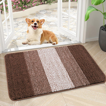 Indoor Outdoor Door Mat, 30x27 Non-Slip Dirt Trapper Doormats