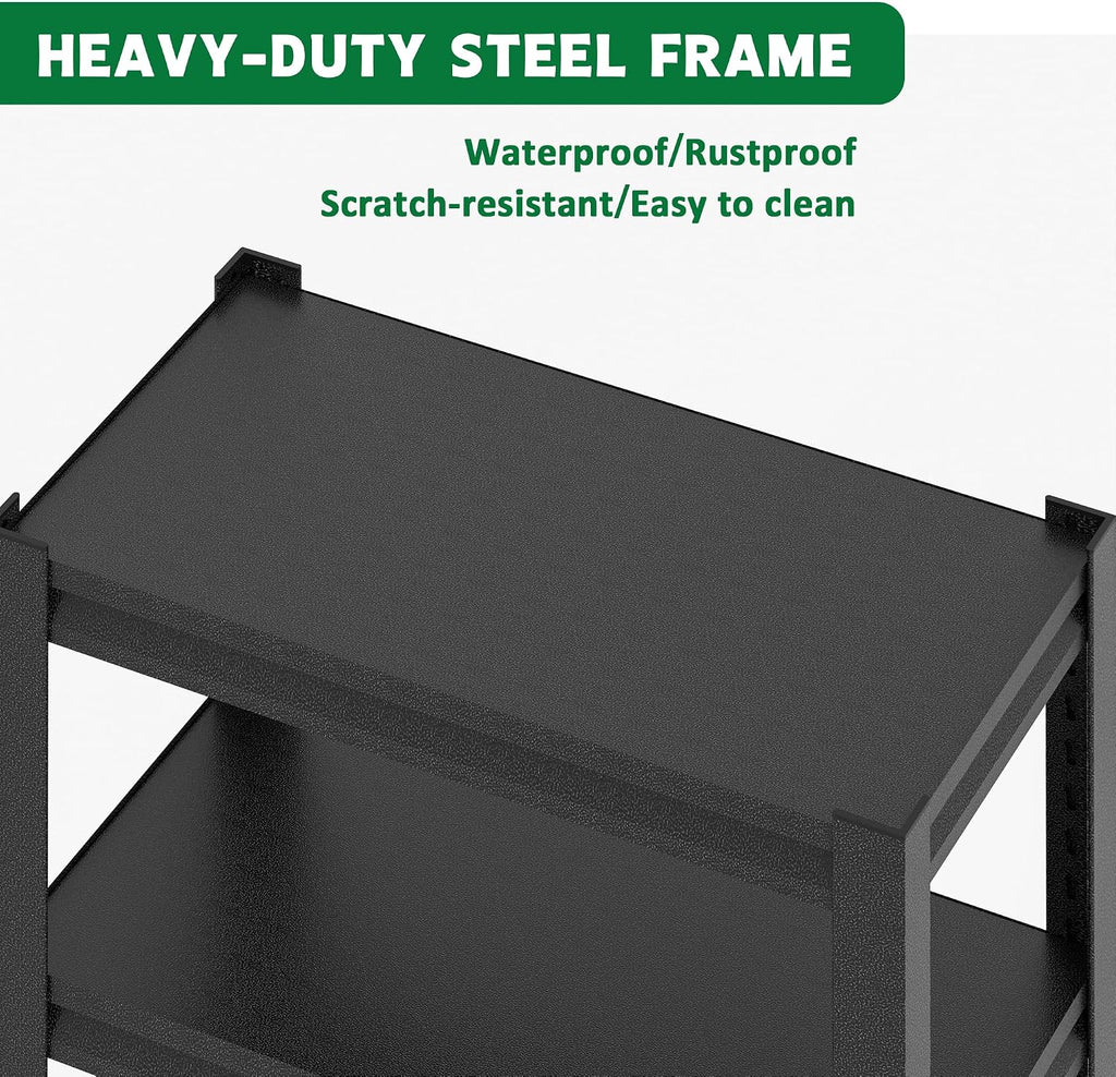 30 Gallon Fish Tank Stand - Metal Aquarium Stand, 34 "W x 18 "D x 31" H Adjustable Heavy Duty Reptile Tank Stand