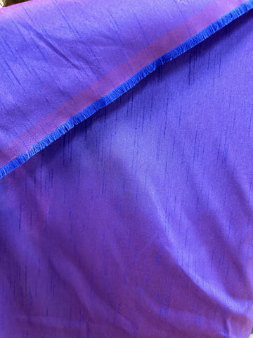 Imitation Raw Silk Shantung Dupioni Fabric, Baby Blue Color - 58" - Sold by The Yard - 100% Poly Dupioni (Two Tone