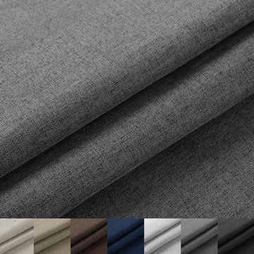 Faux Linen Fabric 58" Wide 1mm Thick Upholstery Fabric 8 Yards 58x288 Inch