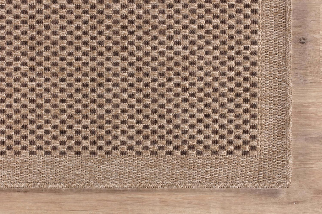 Easy Jute Rug, Indoor Outdoor Natural Color Fiber Area Rugs Patio and Kitchen Rug, Sisal Boho Woven Design