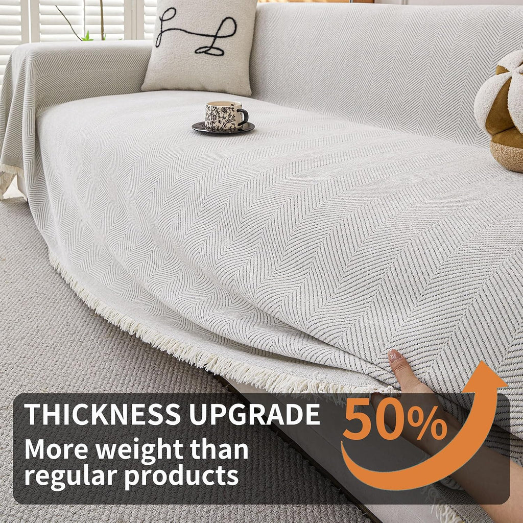 Non Slip Couch Cover Sofa Covers for 3 Cushion Couch Washable sectional Couch Covers for Dogs pet Furniture Protector