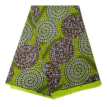 African Fabric 6 Yards Tribal Geometric Pattern Wax Print Ankara Fabric for Sewing Party Dress Skirt 6723