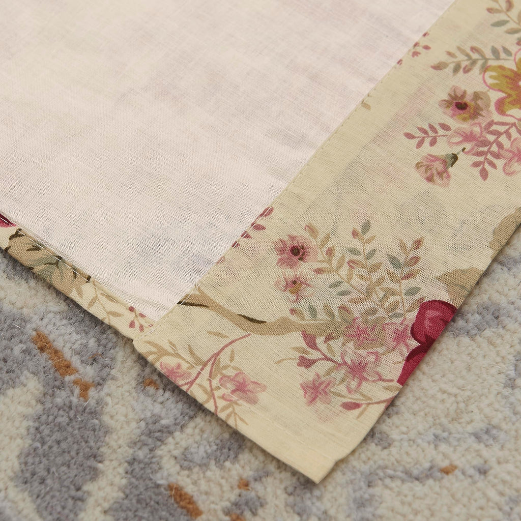 Antique Rose Valance, 84 by 21-Inch