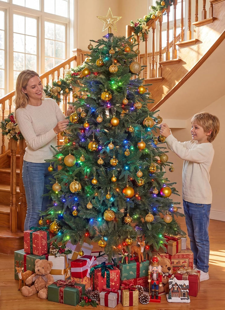 36‐Pack Gold Shatterproof Christmas Tree Ball Ornaments Set