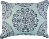 10-Piece Bed-in-a-Bag Comforter Set, Soft, Lightweight Microfiber, Full/Queen, Sea Foam Medallion