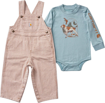 Baby Boys' Bodysuit & Overall Set