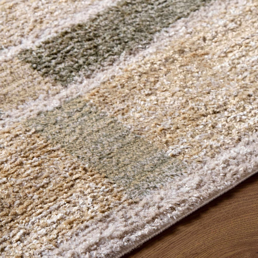 Harini Living Room, Bedroom Area Rug - Plaid Striped Geometric Border - Bohemian Transitional Modern Contemporary