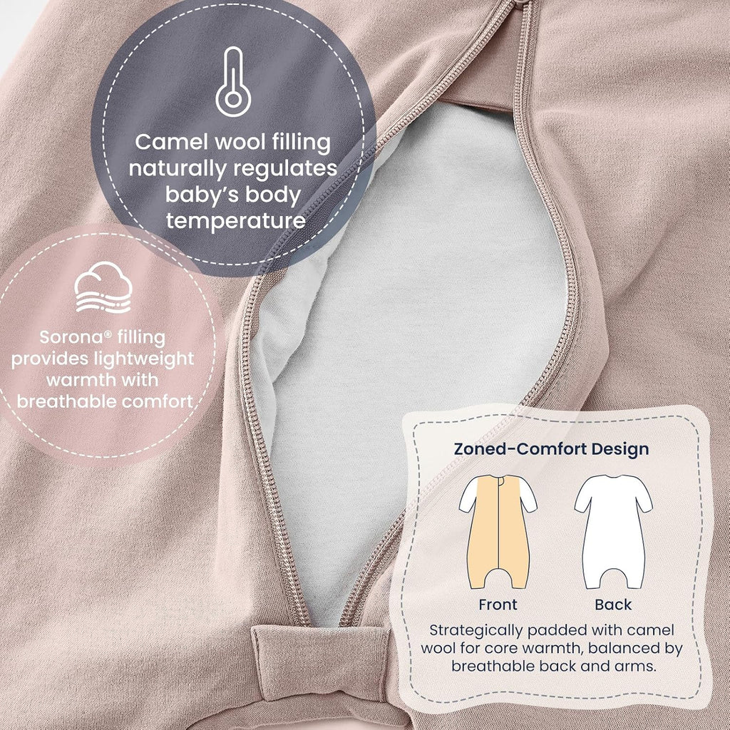 Organic Cotton Sleep Sack with Feet,1.0 TOG Sleep Bag,3